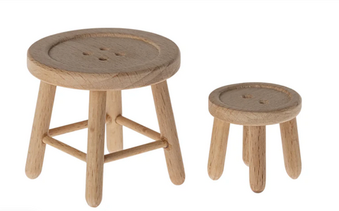 Maileg Table & Stool Set - Mouse.