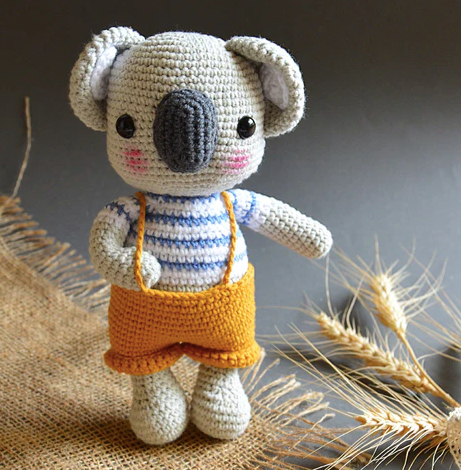 Handmade Knitted Koalas.