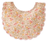 Scallop Edge Bib - Posy Heart