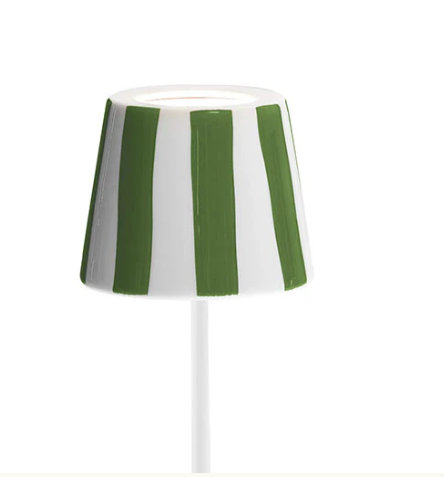 Poldina Pro Striped Ceramic Lamp Cover.