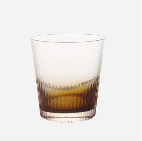 Ambretta Ridged Whiskey Glasses.