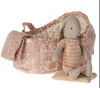 Maileg Bunny in Carry Cot, Micro.