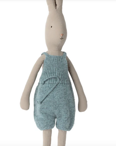 Maileg  Bunny Size 4 - Knitted Overalls.