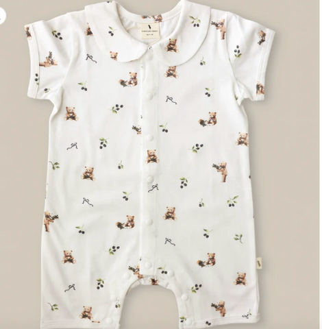 Fledge & Thread Cotton Rompers.