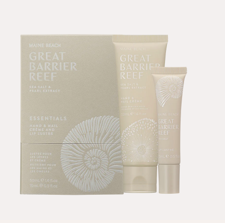 Great Barrier Reef Hand & Nail Creme & Lip Lustre - Essentials Pack.