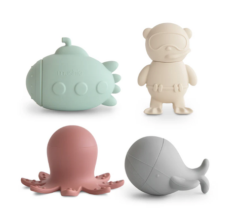Mushie Sea LIfe Bath Set