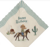 Maileg Napkin - Happy Birthday Cowboy.