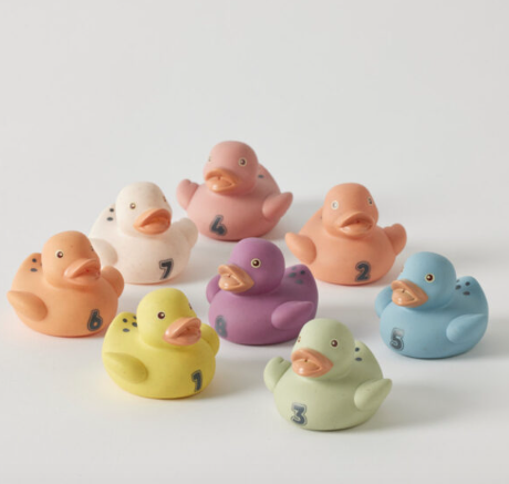 Eco Friendly Silicone Counting Ducks