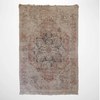 Kashan Style Stonewashed Rug.
