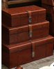 Savoy Leather Storage Boxes.