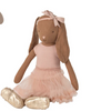 Maileg Bunny -Chocolate Brown in Ballet Suit Rose - Size 3. (Copy)