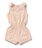 Organic Terry Playsuit - Strawberry Wave.