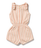 Organic Terry Playsuit - Strawberry Wave.