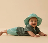 Green Bean Stripe Sun Hat
