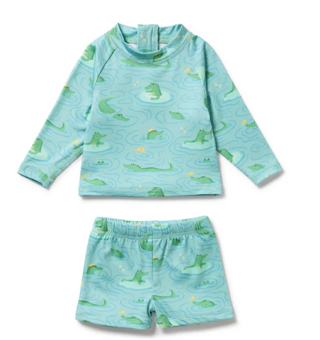 Sunny Scales Rashie Swim Set