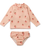 Strawberry Kisses Cutwork Swimset