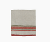 French Country Striped Selvedge Stripe Linen Napkins