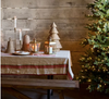 French Country Striped Selvedge Stripe Linen Table Runner