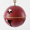 Christmas Red Round Star Bells