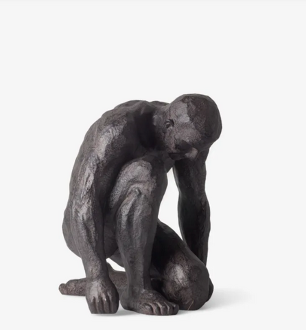 Miguel Crouching Sculpture