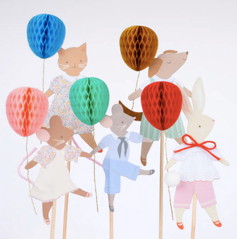 Animal Friends Cake Toppers