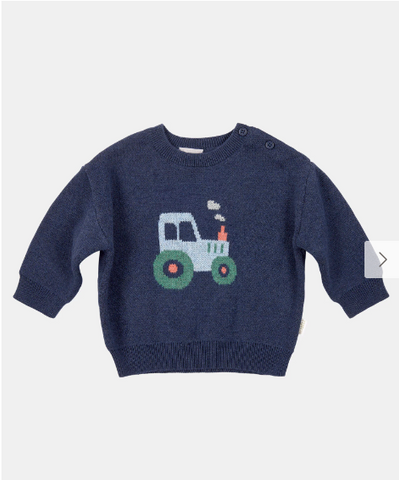 Toshi Pullover Tiny Tractors