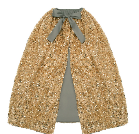 Gold Sequin Cape