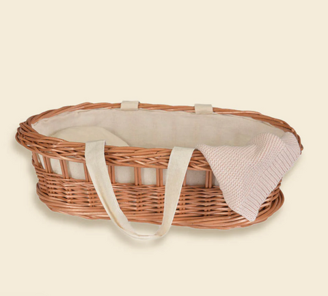 Wicker Doll's Carry Cot.