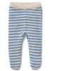 Wilson and Frenchy Frosted Blue Stripe Leggings with Feet.