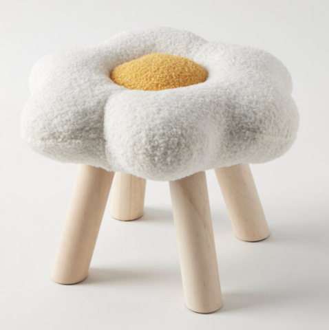 Sunny side Up Boucle Stool