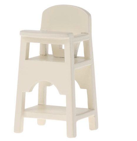 Maileg High Chair Mouse - Off White