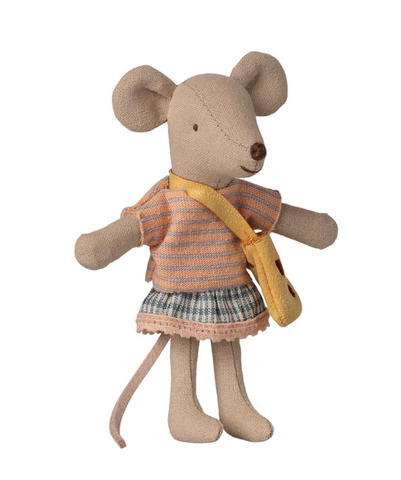 Maileg Little Sister Mouse with Bag