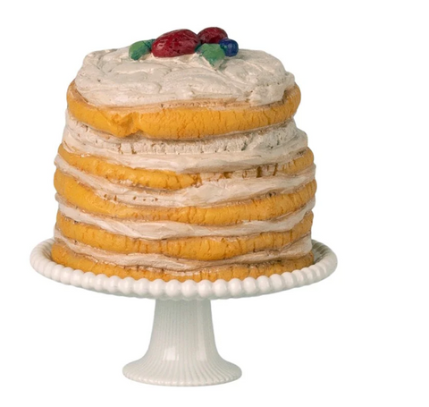 Maileg Party Cake & Stand Mouse