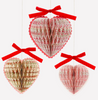 Meri Meri Liberty Honeycomb Heart Decorations