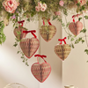 Meri Meri Liberty Honeycomb Heart Decorations