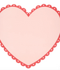 Meri Meri Scalloped Heart Paper Placemats