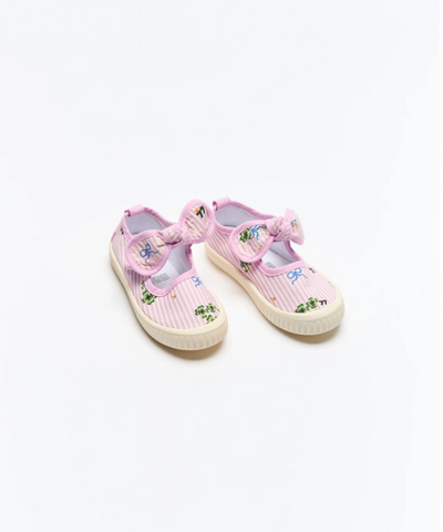 Walnut - Millie Canvas Shoes - Lucky Charm.