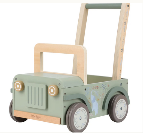 Safari Friends Wooden Push Safari Car