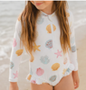 Crywolf Long Sleeve Swimsuit - Shell.