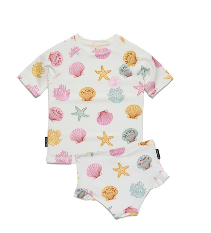 Crywolf Rash Vest Set - Shell.