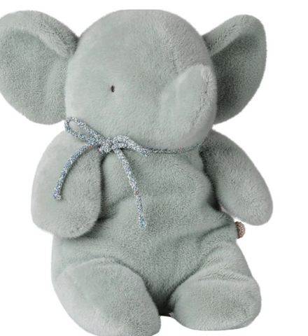 Maileg Elephant Plush Medium - Soft Mint