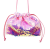 Mermaid Sequin Cross Body Drawstring Bag