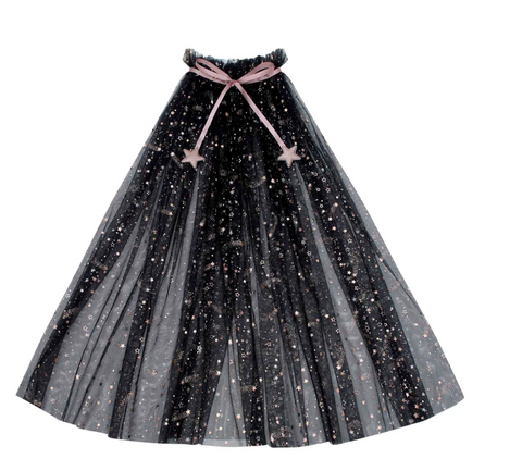 Ethel Tulle Cape - Black