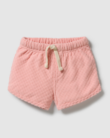 Wilson & Frenchy Petal Pink Terry Shorts.
