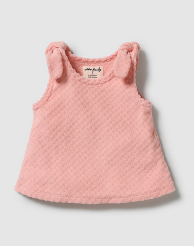 Wilson & Frenchy Petal Pink Terry Singlet
