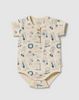 Wilson & Frenchy Tout est Magique Organic Henley Bodysuit