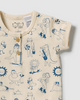 Wilson & Frenchy Tout est Magique Organic Henley Bodysuit