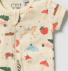 Wilson & Frenchy Deck the HallsRib Boyleg Zipsuit