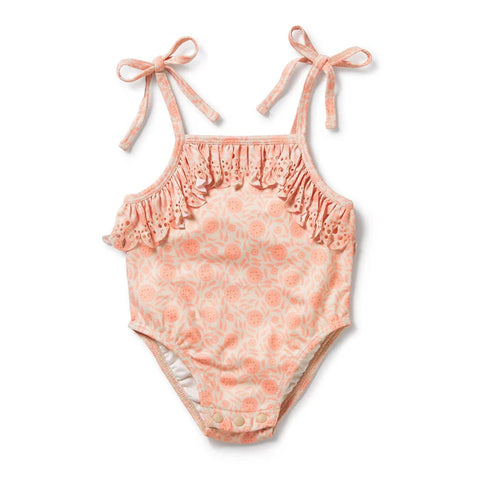 Amelie Floral Cutwork Swimsuit