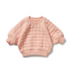 Wilson and Frenchy Quilted Sweat Top - Rose